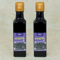 청운당농산 청운당 사리장 250ml 쥐눈이콩 유황오리 사리간장, 2병