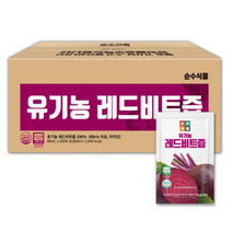 순수식품 유기농 레드 비트즙, 80ml×100개, 100개
