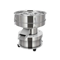 분말 진동체 선별기 분리기 채반 밀가루 곡물 원형, 그물망 1개와 덮개 1개(높이 10cm)