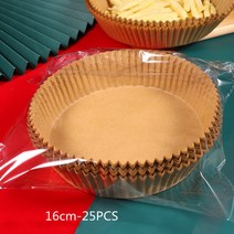 4구토스터기 토스터 기계 오븐 2구 미니 식빵 25/50/100PCS 에어 프라이어 베이킹 라이너 오일 방지 방수 둥근 종이 트레이 용 일회용, 08 16cm 25PCS Yellow