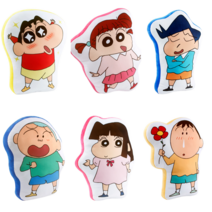 짱구 라인프린트 쿠션 3탄 - 짱구 유리 철수 훈이 수지 맹구