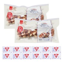 삼립 정통 와플 플레인 2개+딸기잼 디스펜팩 12개 세트