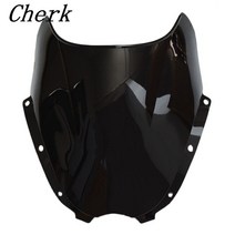 새로운 블랙 더블 버블 윈드 스크린 Hyosung GT125 ATK UM Kasinski Mirage GT250R GT650R GT650S