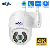 CCTV Hiseeu-4K 8MP PTZ 와이파이 IP 카메라 스피드 돔 야외 5X 디지털 줌 5MP 3MP 1080P 무선 감시, 3.6mm, 3MP NO Card
