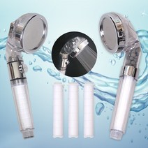 엘트샵나무이야기 정수샤워기(5종)/녹물제거/이물질/불순물제거/수도꼭지필터/수돗물/수압조절, B311 정수샤워기(4단)