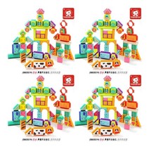 고슴도치블록 농장 선물 6세놀이 조합놀이대