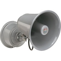 Edwards Signaling 5520-N5 전자 경적 및 사이렌 124/114 db (경적) 112/102 db (사이렌) 저전류 고데시벨 120V AC 그레이
