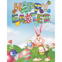 Happy Easter: (Kids Coloring Book Coloring Book Easter Coloring Book Easter Gift Easter Kid Gift) Paperback, Independently Published, English, 9798704355038