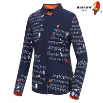 [마코 SALE] (여성)영문프린트카라 티셔츠_MJW3TS07