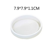 둥근 과일 트레이 실리콘 금형 DIY 디저트 보관 상자 에폭시 수지 책상 보석 수제 Artcraft 1 개, [02] 1pc small