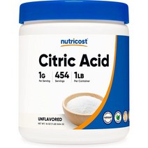 Nutricost 뉴트리코스트 시트르산 파우더 분말 454g