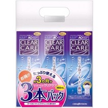 AO셉트 클리어케어360ml3개팩(콘택트 케어 용품), 단일상품개