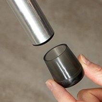 원형 반투명 펠트 의자캡 의자양말 체어슈즈 소음방지 긁힘방지, 사이즈, 적정 18mm