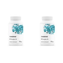 Thorne Research 쏜리서치 B 컴플렉스 비타민B 컴플렉스 BComplex 6 Vitamin B Complex 60정 2팩