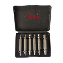 드릴비트 스크류 익스 트랙터 드릴 비트 추출 손상된 스피드 아웃 스트리핑 어 테치먼트 툴, 05 6pcs silver