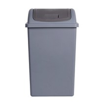 카페 화장실 휴지통 쓰레기통 사무실 학교 대용량휴지통 대형휴지통 종량제 100리봉투 사용, 다크그레이