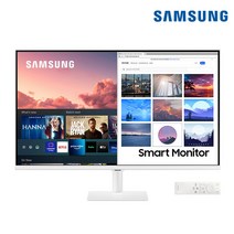 (오늘출발) 삼성전자 UHD 4K 스마트모니터 M7 80cm 평면 S32BM701 리모컨포함, 택배 배송
