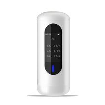 휴대용 색도계 고정밀 색차 비교 색차계 측색기 측정기 모바일 앱 색도계 휴대용 색상 분석기 rgb lab과 같은 30개 이상의 색인 색상 일치용 색상 차이 측정, 하얀, 1개