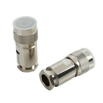 단자대 N수 클램프 RG8 LMR400 RG165 RG213 7D-FB RF 동축 커넥터 8 개, 01 Silver