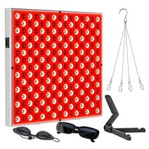 Red-라이트-Therapy Piuiolu 45W LED 패널 딥 660nm 및 근적외선 850nm 라이트 Combo-Red Therapy Device 페이스 바디 스킨 뷰티