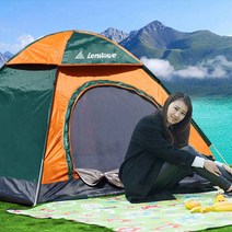 34인용 56인용 원터치 텐트 오토 방수 팝업 텐트, 원터치텐트 3~4인용