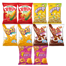 크라운 콘초2+콘치2+꼬깔콘2+농심 바나나킥2+꿀꽈배기2, 콘초2콘치2꼬깔콘2바나나킥2꿀꽈배기2