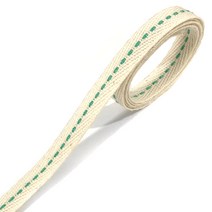 (주)아트인 컬러 스티치 라벨리본(10mm-90cm), 민트