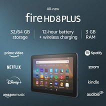 아마존 올뉴 Fire HD 8 Plus 태블릿 32GB 슬레이트, Plus tablet 32 GB Slate