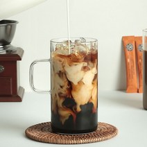 글라스 내열 유리 컵 650ml 1p 심플한 데일리머그 캡슐커피잔, 한나 인크레마 유리컵_650ml (1p), 한나 본상품선택