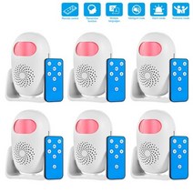 KERUI PIR 모션 탐지기 보안 알람 탐지기 도난 방지 모션 센서 Smart Welcome Doorbell 인체 감지기, 6Alarm 6Remote