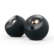 크리에이티브 페블 V3 미니멀리스트 2.0 USB-C 데스크탑 스피커 USB 블루투스 5.0 16W, 2.0 USB-C Speaker (Black)