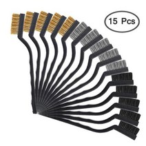 튼튼한브러쉬 정전기방지 스틸 와이어 녹제거, 15pcs