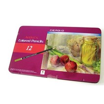 대광 세르지오 유성색연필 12색 - 46417 빠렛트 빠레트 신한 알파 0W012F5D, 1개, 1개