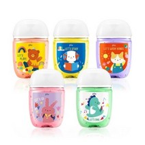플루 의약외품 클린 겔 손소독제 과일향 30ml x 5종 + 휴대용 홀더 5p 세트, 6세트