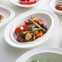 시라쿠스 메이플 오벌볼접시 25.5cm 7color, 코지그레이, 1개