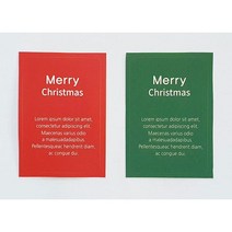 아이팩 크리스마스 스티커-사각메리(4*6cm)-100개, 혼합