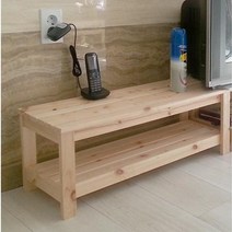 원목거실장 벤치 TV받침대 정리대 테이블 10t, 49cm, 100cm, 30cm