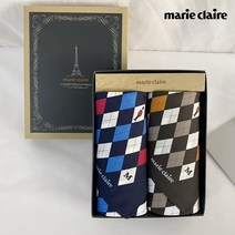 마리끌레르 남자 주자직 손수건 2매세트