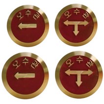 오수관 관로표시 표지못 맨홀 공사주의 도로 라인마크 한방향75파이 배관