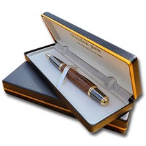 [참살이 목공제품]원목 골든 라인 우드 원목 볼펜 참살이제품 중증장애인생산품 100% 수작업 시에나 볼펜 원목 시에나 볼펜, 각인, 어두운 원목