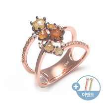 [비앤비골드]14k 반지 유니크 러프다이아 반지 RSS20523