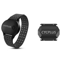 즈위프트 센서 CYCPLUS-H1 스마트 암 심박수 벨트 C3 사이클링 속도 및 케이던스 센서 자전거 액세서리, 01 Black