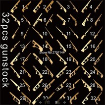 루터기 루타 루터 트리머조각 그림 CNC 기계 라우터 ArtCam 총 재고 모델 디자인 gunstock 3D STL 선택용, 03 10 pieces