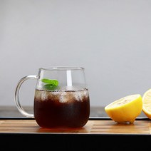 가벼운 내열유리 항아리머그 (손잡이형), 300ml