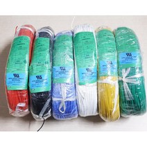 UL3239 3KVDC 28AWG 실리콘전선 Yellow (0.08mm소선)-m단위 판매, 1개