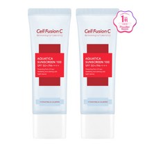 [셀퓨전씨] 아쿠아티카 썬스크린 45ml+45ml (+폼20ml+수분크림20ml 증정), 상세 설명 참조