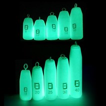 나라샵 비블랙 회전고리 야광추 야광봉돌, 3개