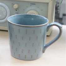 HM 도자기 그레이 디자인 머그컵 커피 찻잔 깔끔한 빅토리아 색상 8W4A247F, 1개