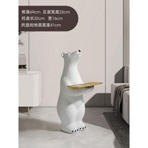 다정한 곰 홈 거실 대형장시품 피큐어 조각상 집들이선물 인테리어, D
