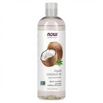 나우푸드 솔루션 액체 코코넛 오일 16 fl oz(473 ml), 4 fl oz, 1개, 473ml